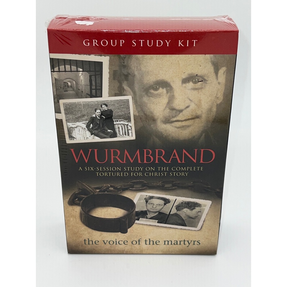Wurmbrand Group Study Kit Voice of the Martyrs Tortured for Christ DVD Guides
